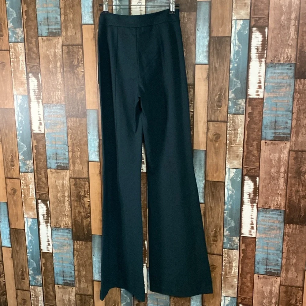 A new day green stretch high waisted flare slacks - Picture 13 of 16